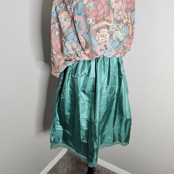 Matlida Jane You and Me Mona Ballet Dress Size Small Pink Floral Long Sleeve - Picture 9 of 12